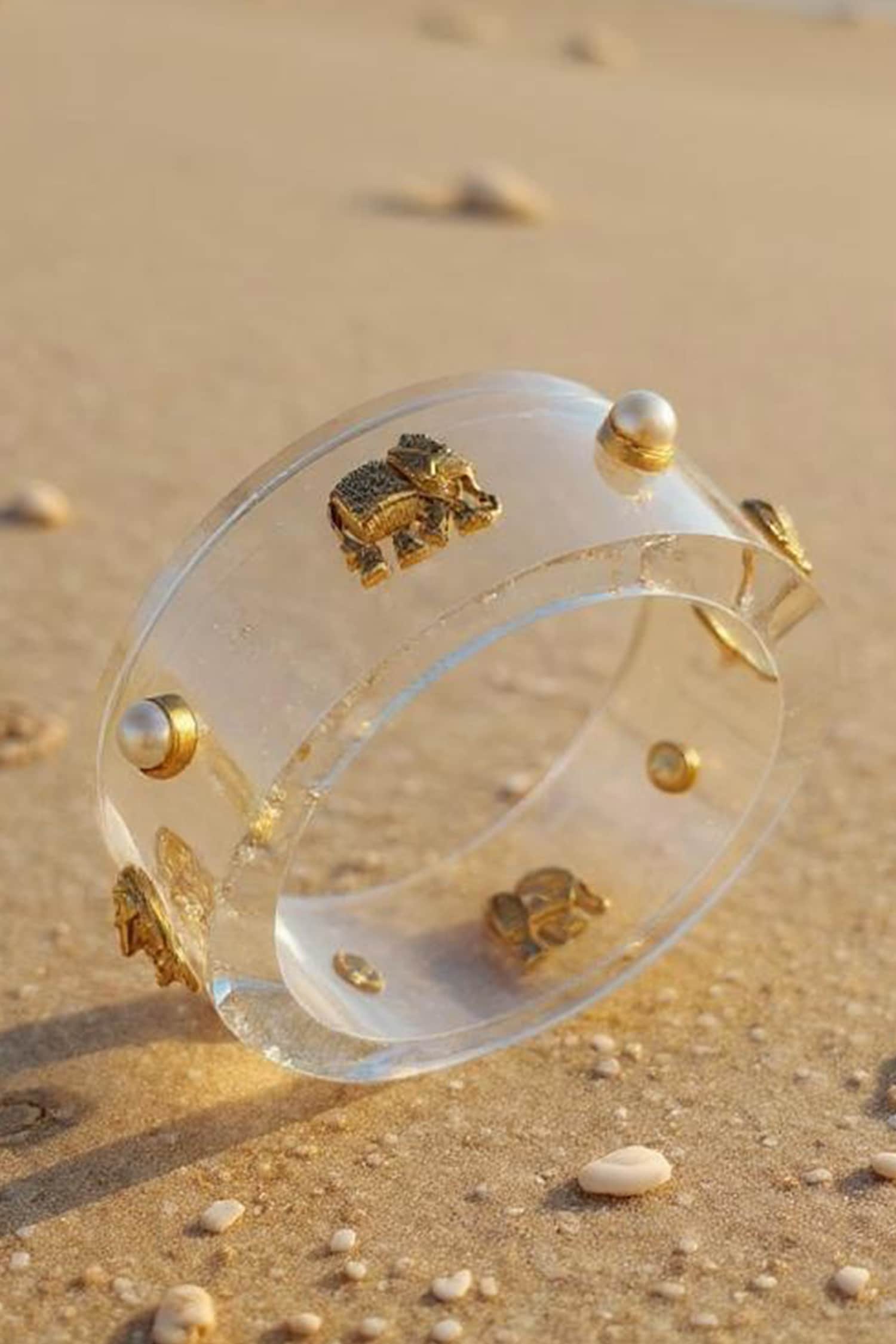 Hathi Luxe Resin Bangle - Single Pc 