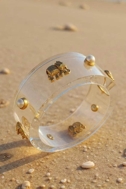 Hathi Luxe Resin Bangle - Single Pc 