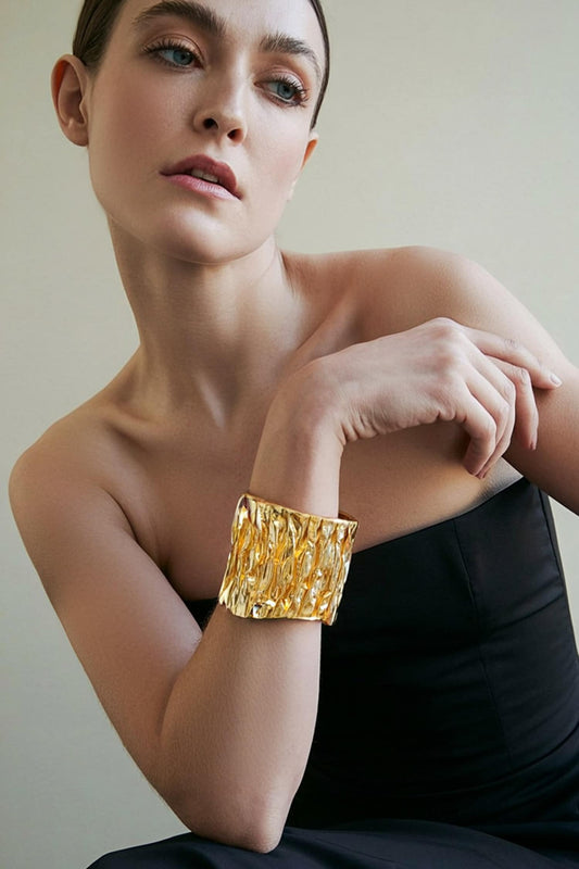 Kallista Hammered Cuff 