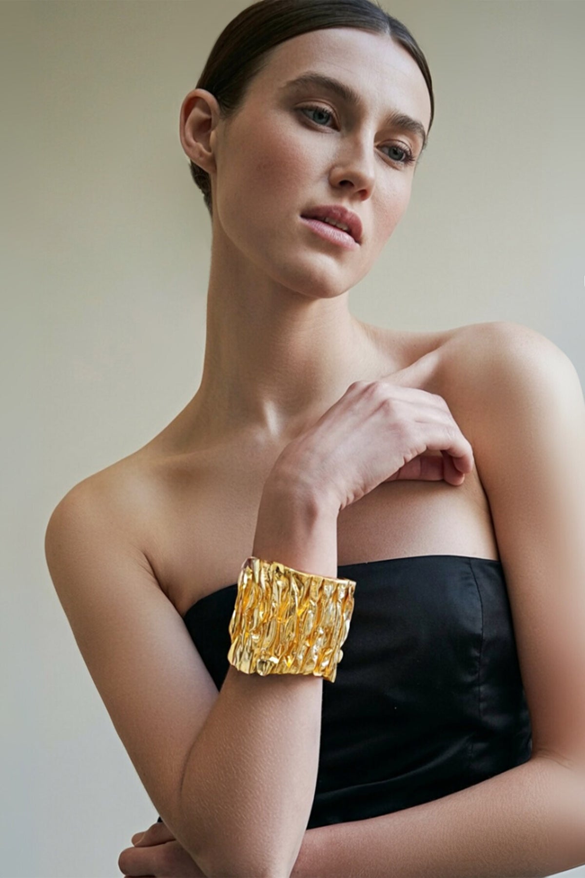 Kallista Hammered Cuff 