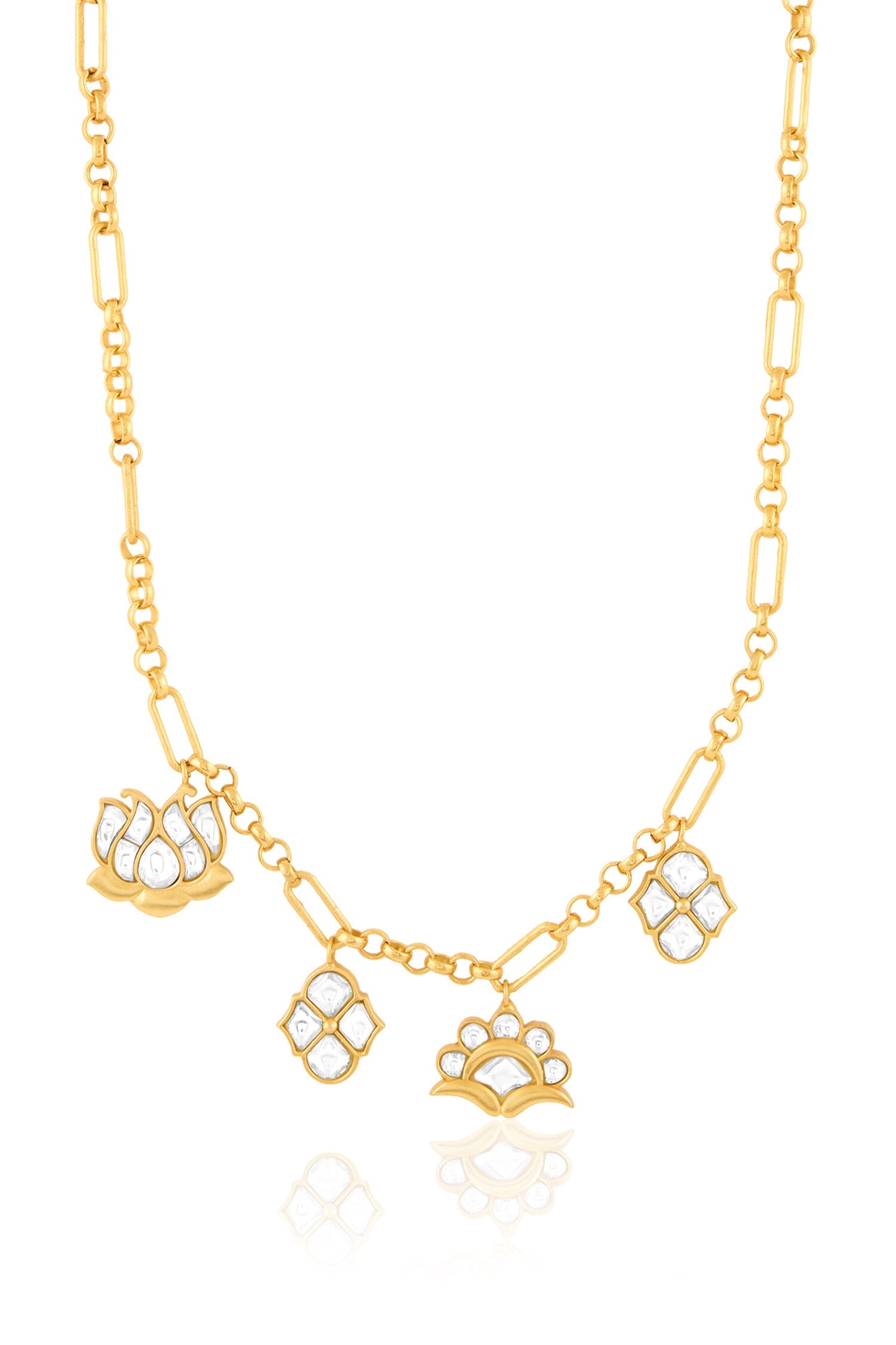 Noor Polki Charm Necklace 