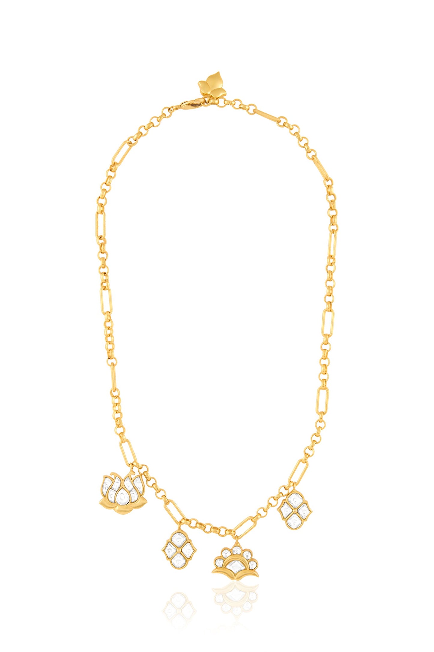 Noor Polki Charm Necklace 