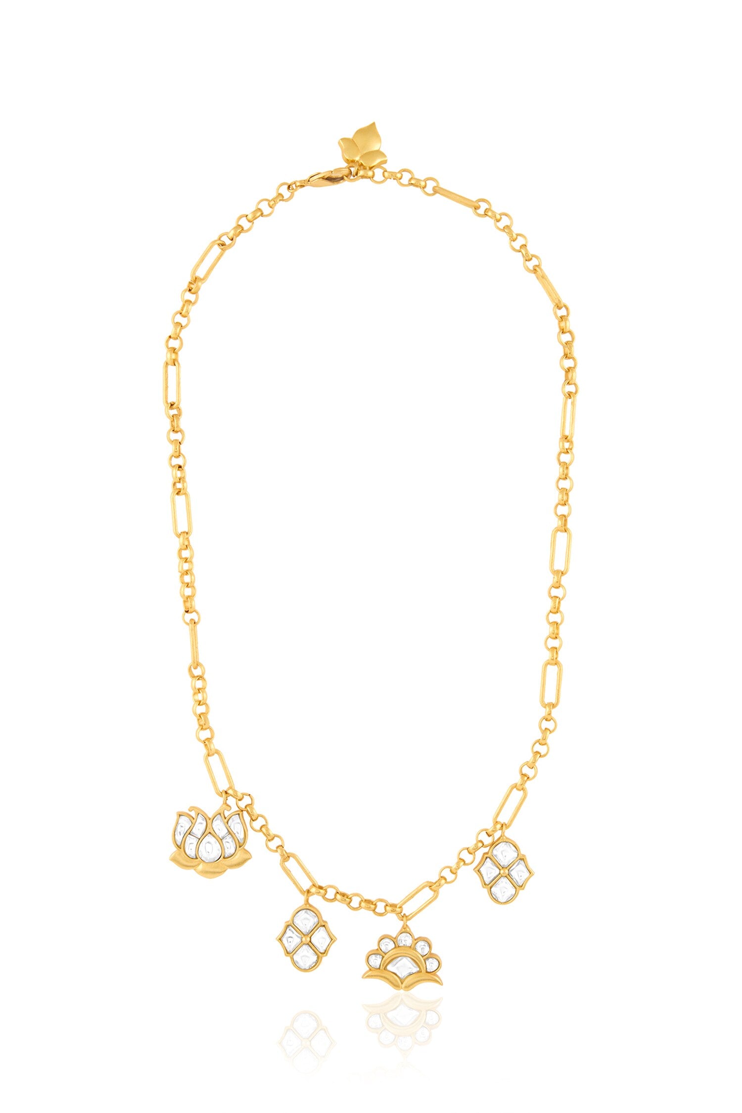 Noor Polki Charm Necklace 