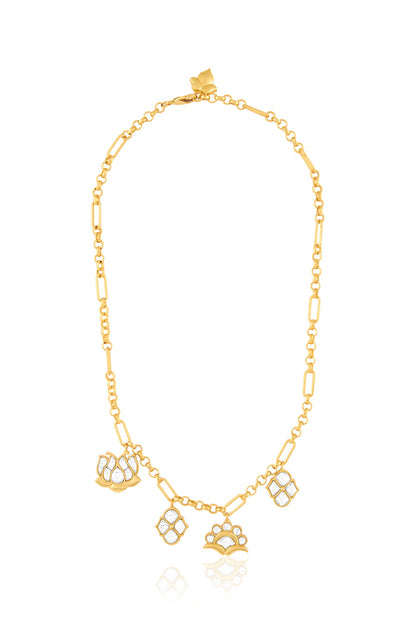 Noor Polki Charm Necklace 