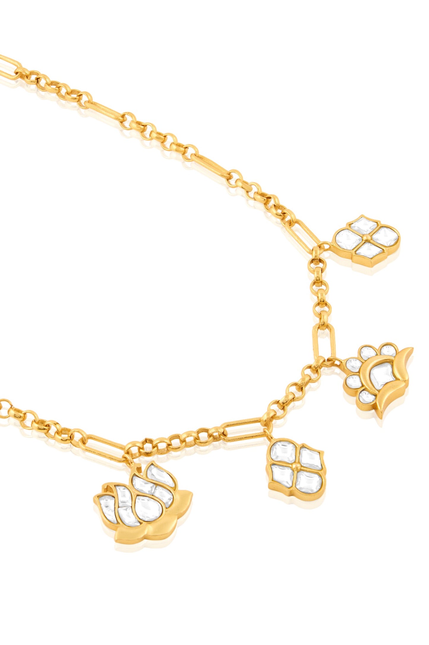 Noor Polki Charm Necklace 