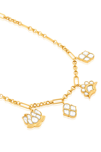Noor Polki Charm Necklace 
