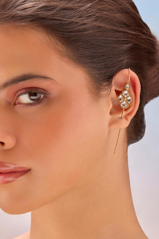 Noor Polki Earcuff 
