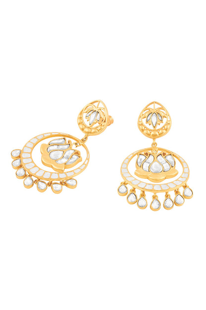 Kamal Polki Earrings 