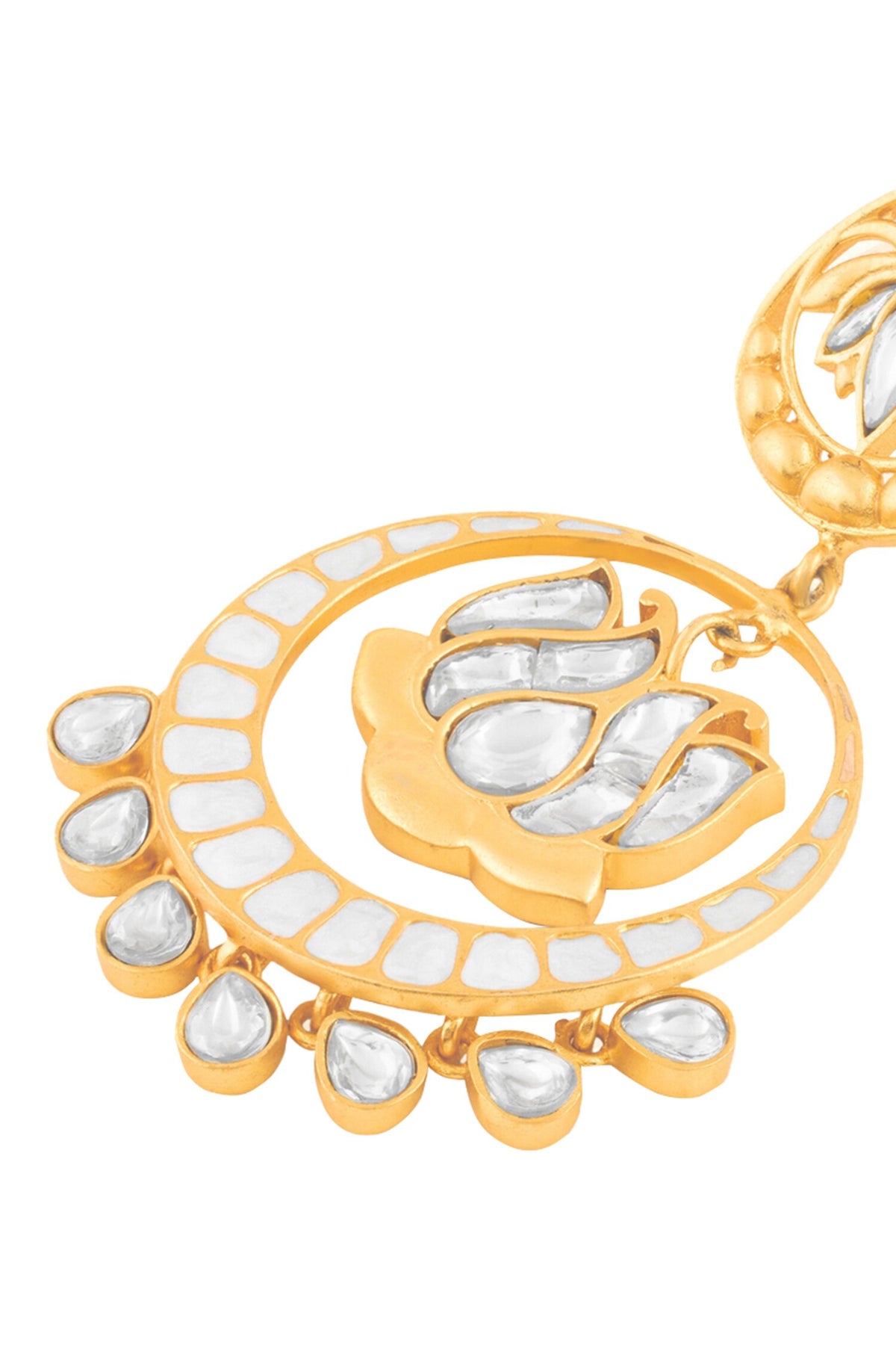 Kamal Polki Earrings 