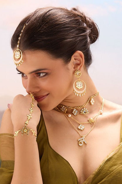 Kamal Polki Earrings 