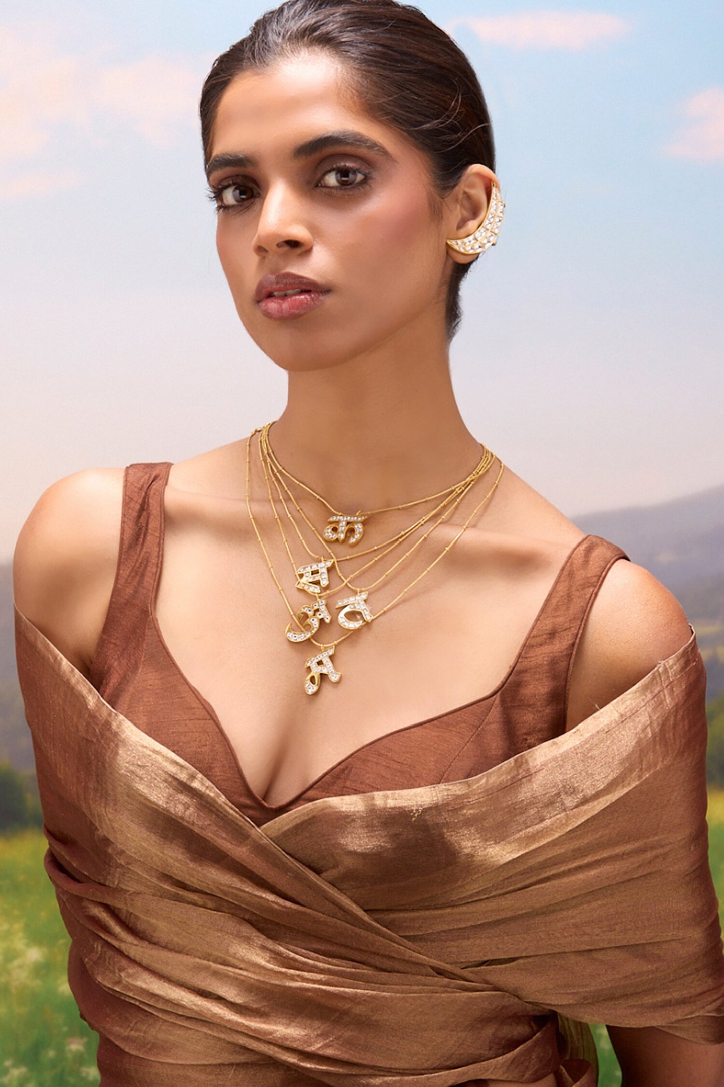 Chaand Polki Earcuff 