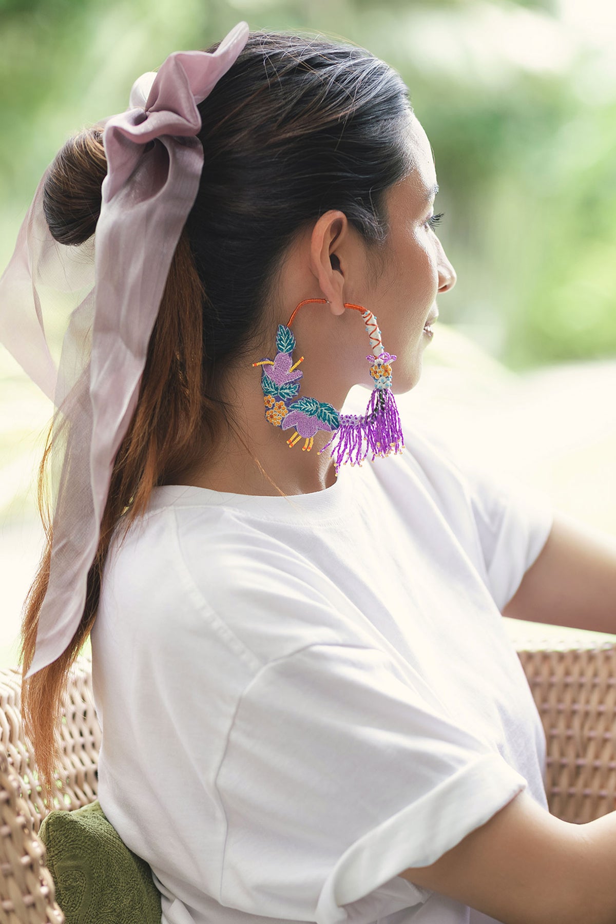Urmila Embroidered Earrings 