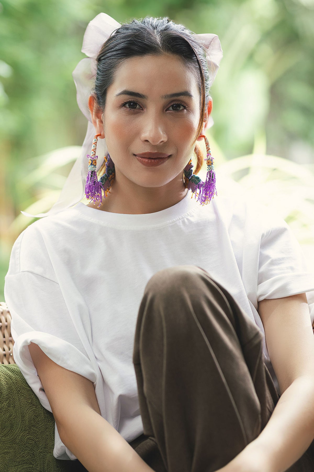 Urmila Embroidered Earrings 