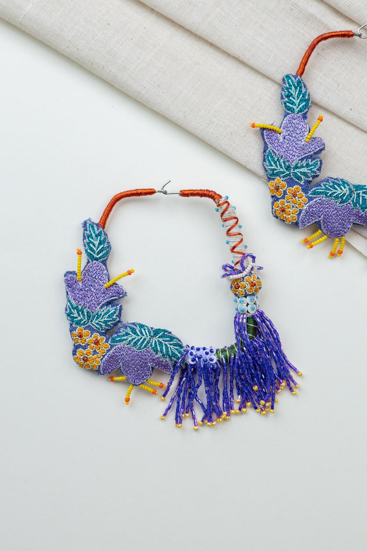 Urmila Embroidered Earrings 
