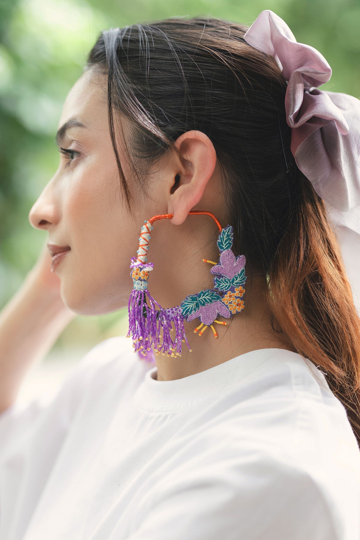 Urmila Embroidered Earrings 