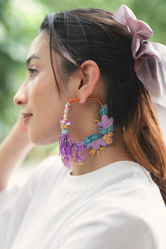 Urmila Embroidered Earrings 