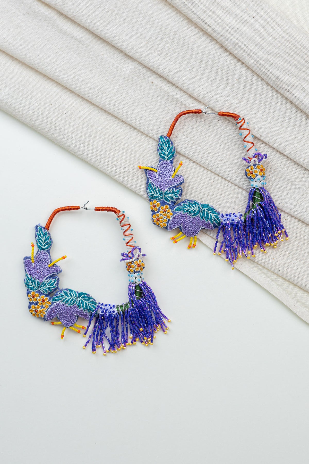 Urmila Embroidered Earrings 