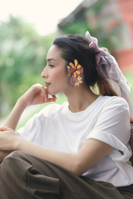 Kajol Embroidered Earrings 