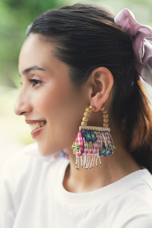 Rani Embroidered Earrings 