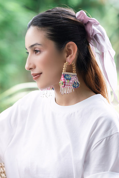 Rani Embroidered Earrings 