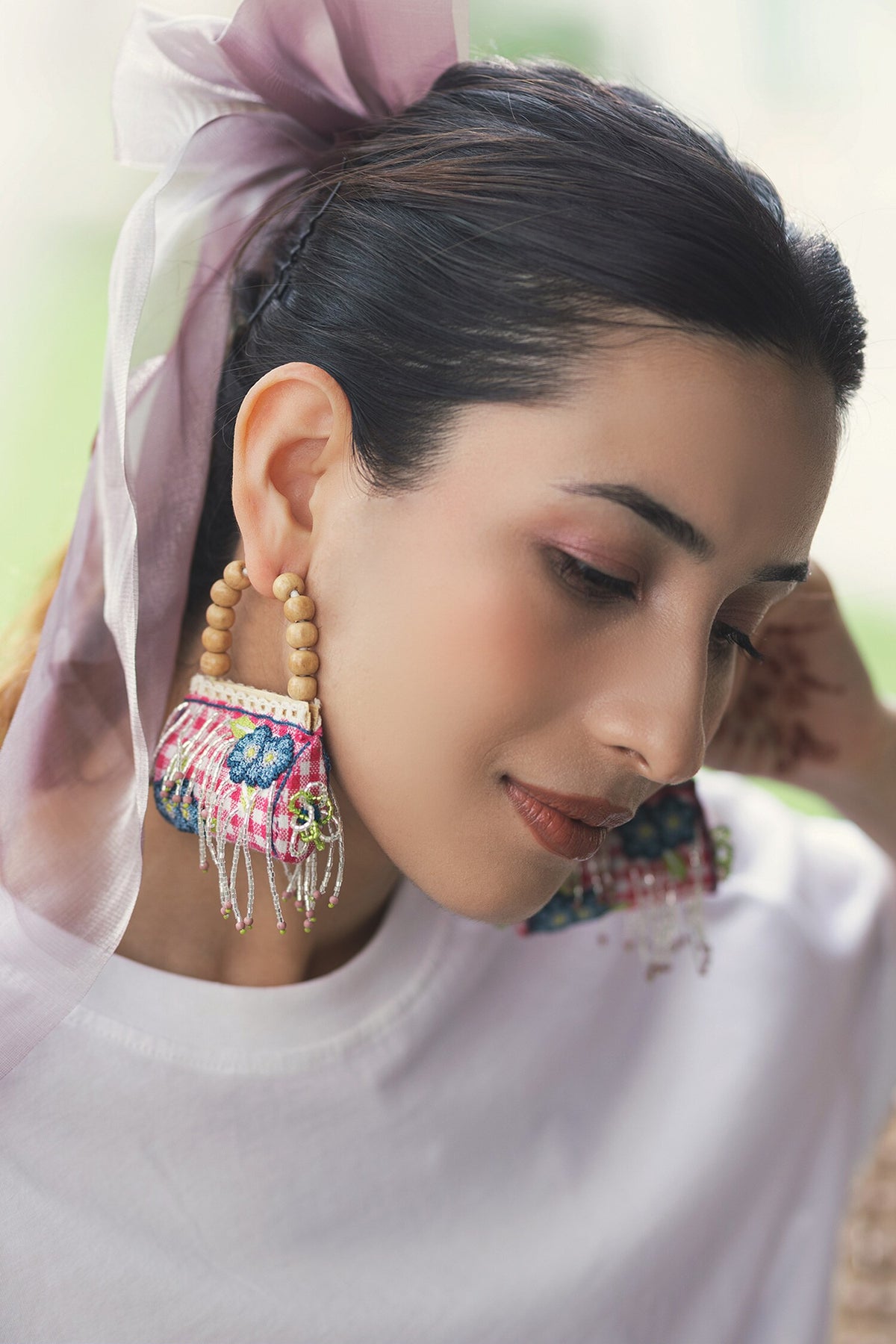 Rani Embroidered Earrings 