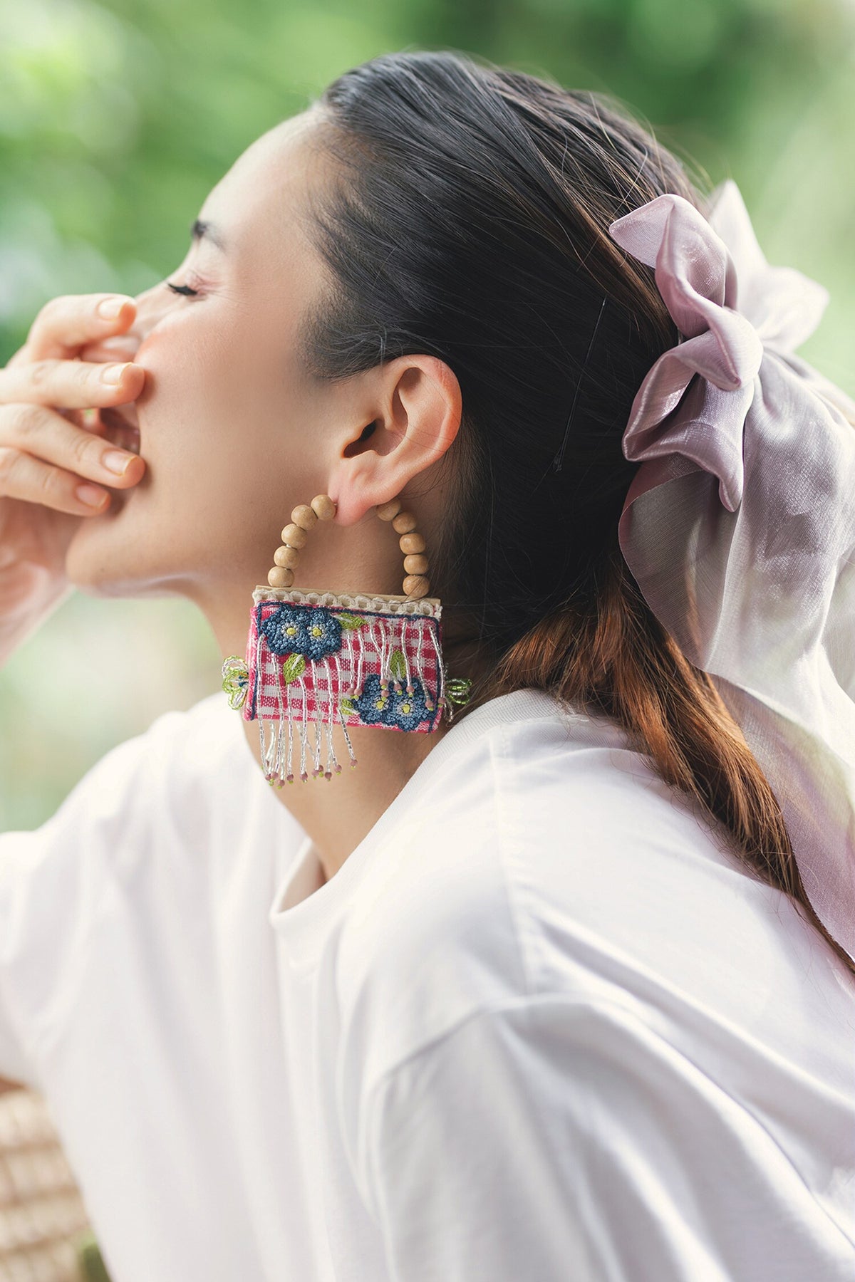 Rani Embroidered Earrings 