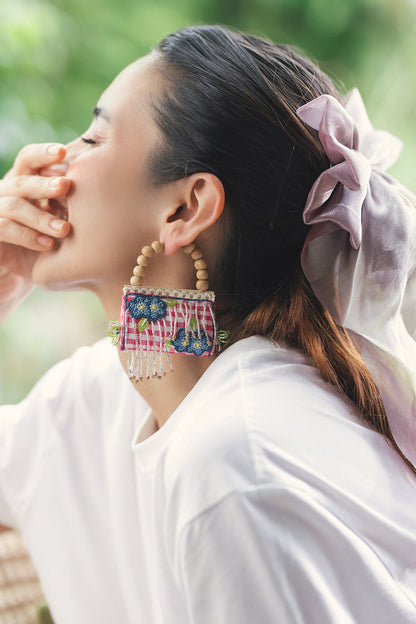 Rani Embroidered Earrings 