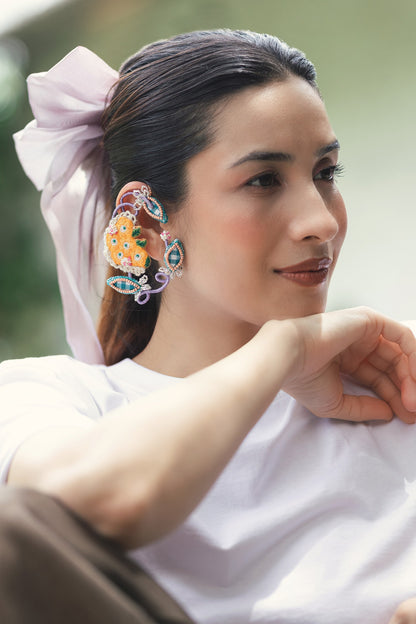 Juhi Embroidered Earrings 