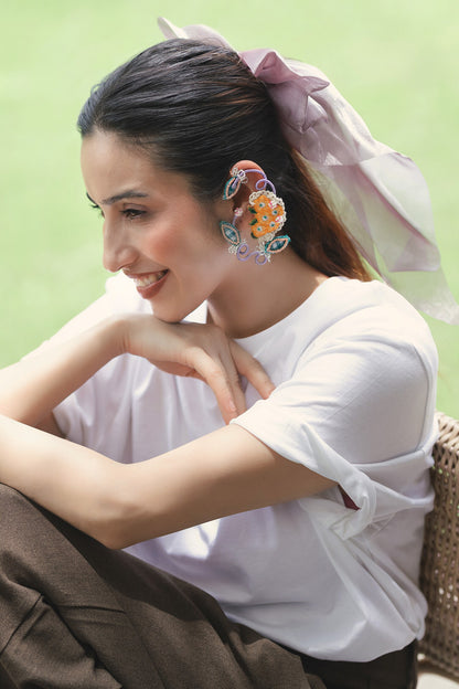 Juhi Embroidered Earrings 