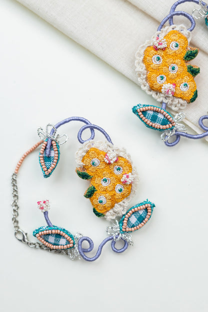 Juhi Embroidered Earrings 