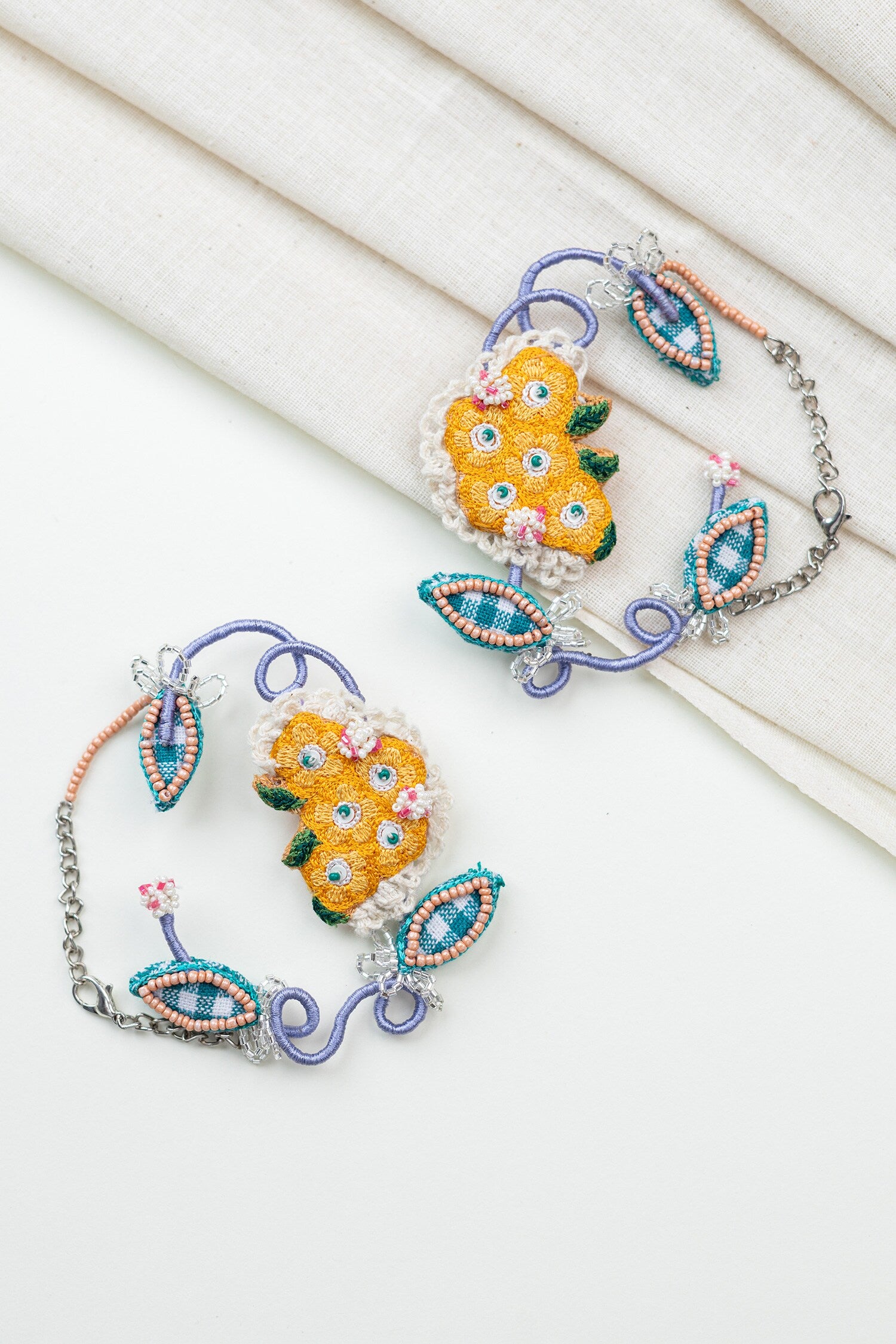 Juhi Embroidered Earrings 