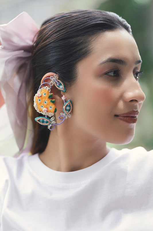 Juhi Embroidered Earrings 