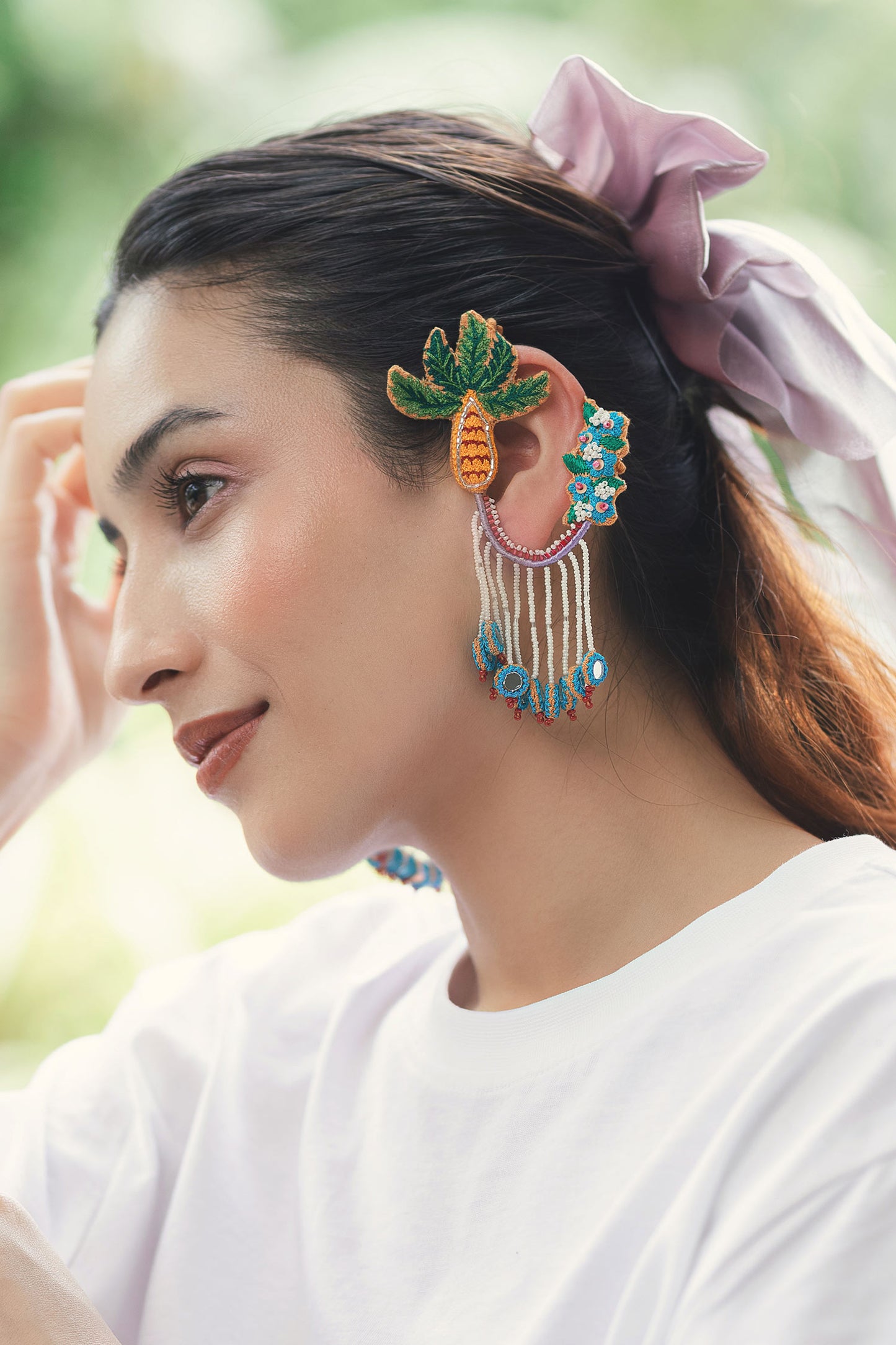 Shilpa Embroidered Earrings 