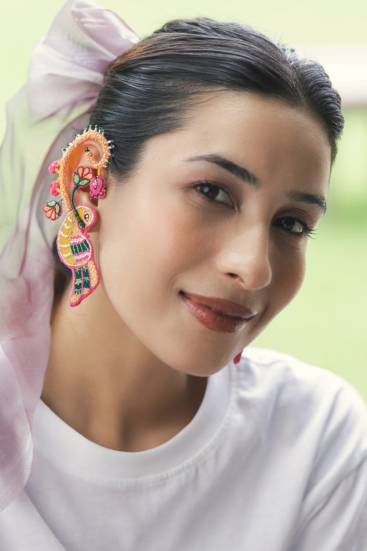 Raveena Embroidered Earrings 