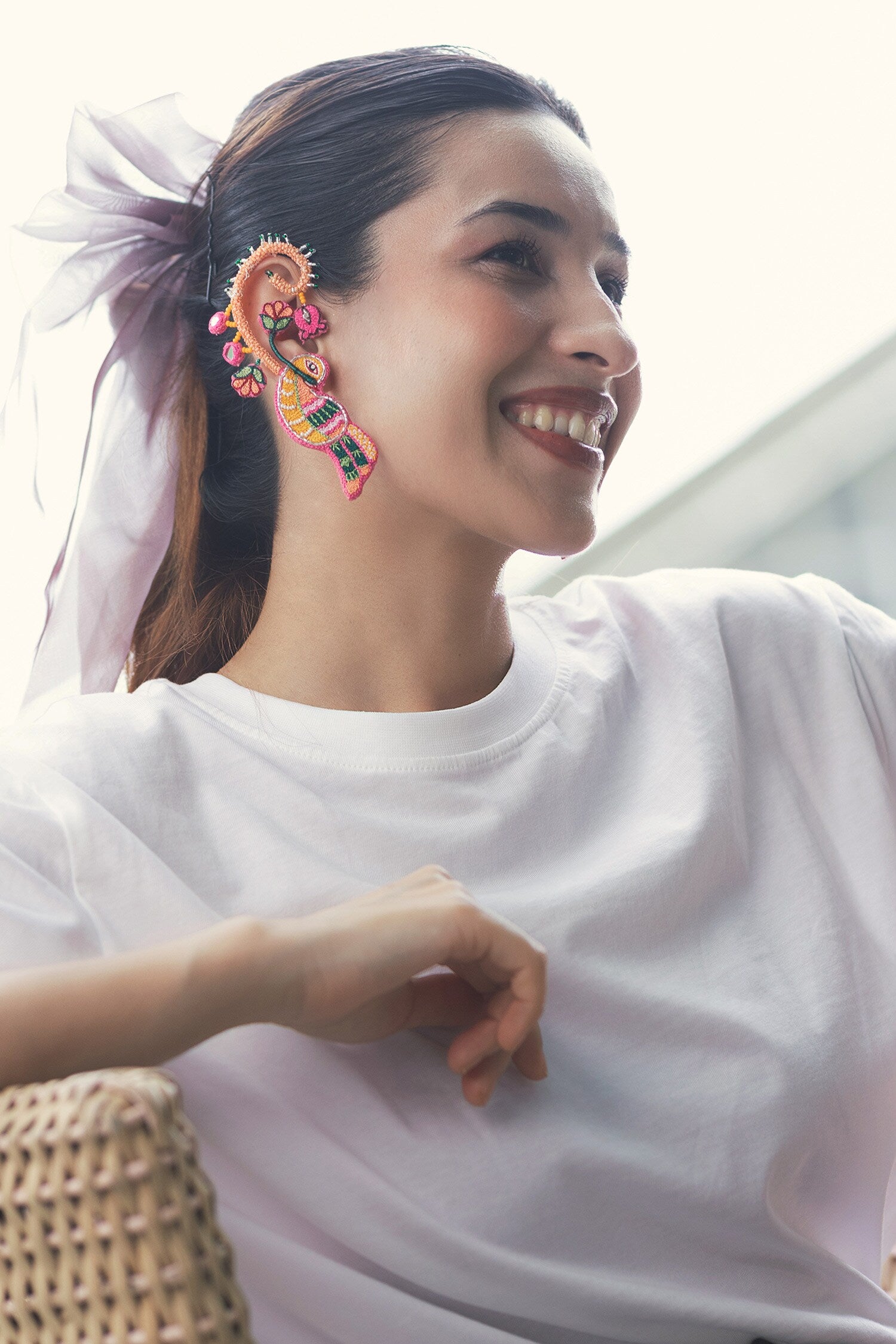 Raveena Embroidered Earrings 
