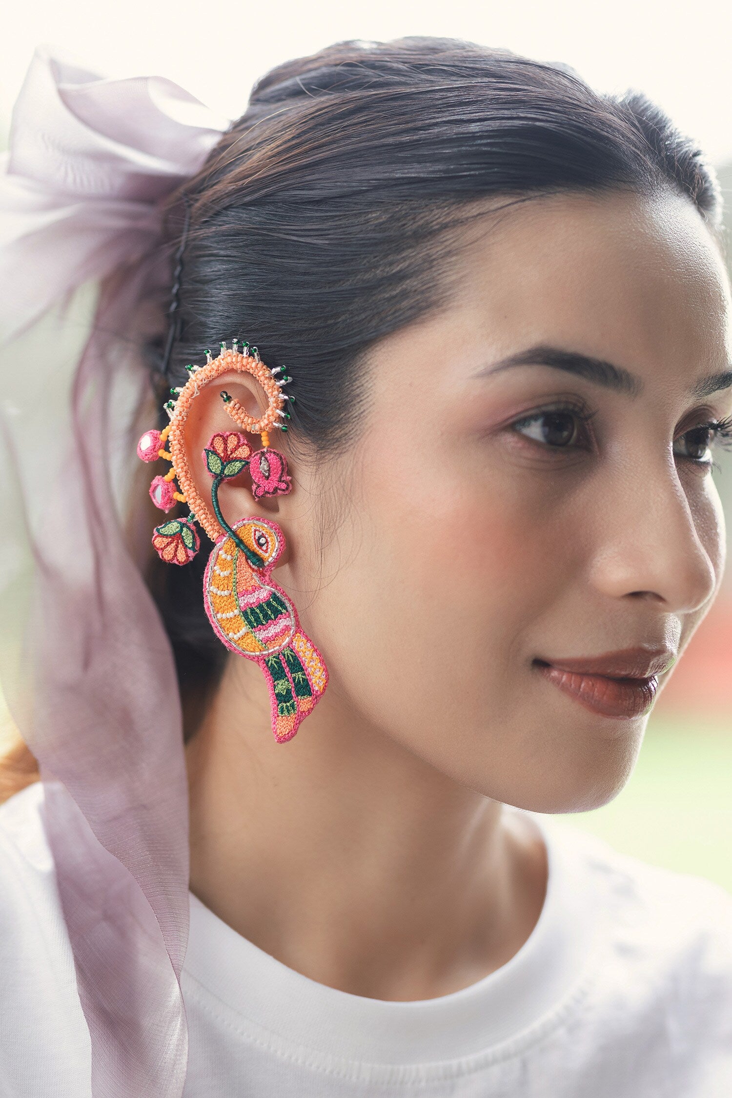 Raveena Embroidered Earrings 