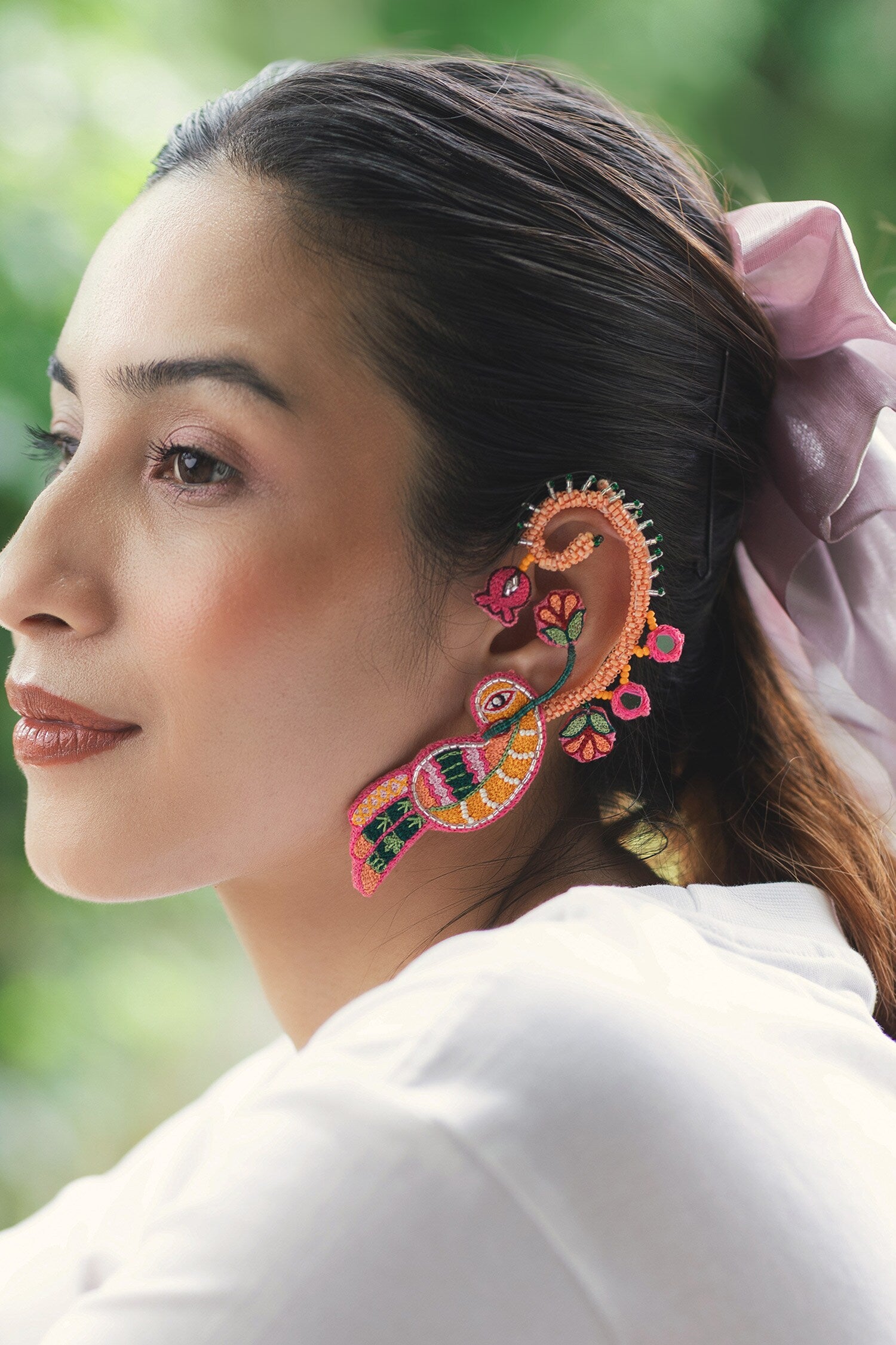 Raveena Embroidered Earrings 