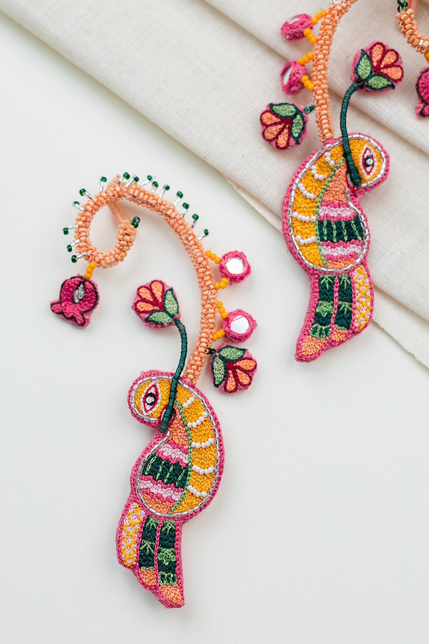 Raveena Embroidered Earrings 