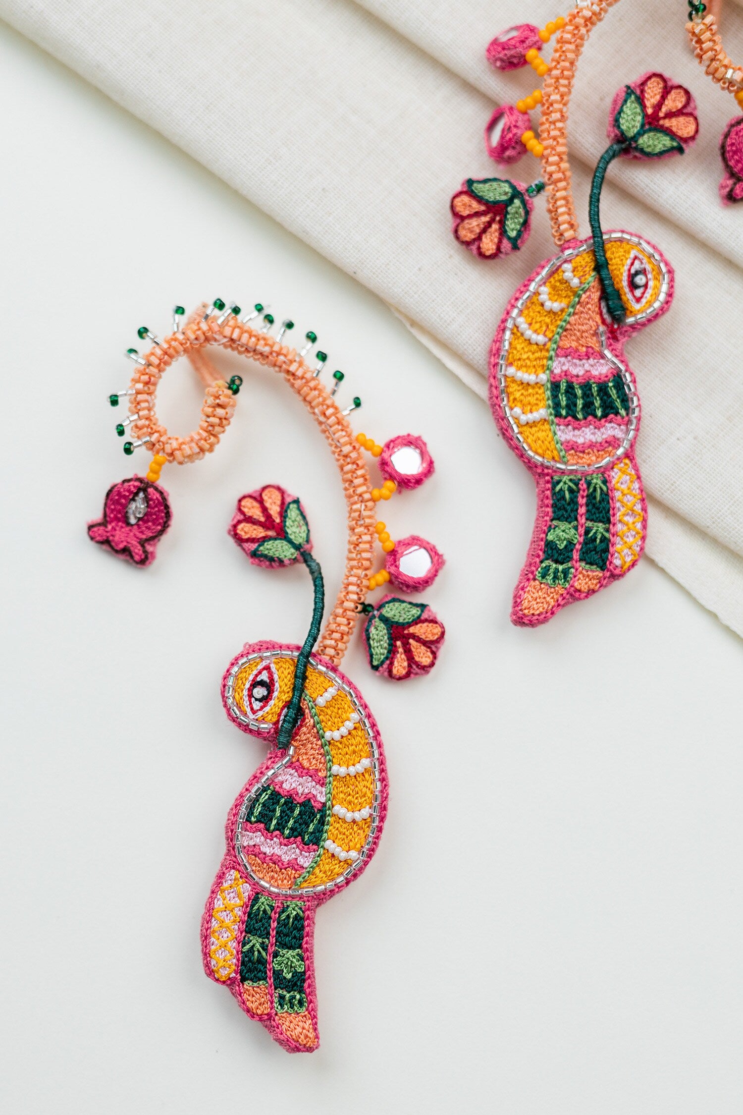 Raveena Embroidered Earrings 