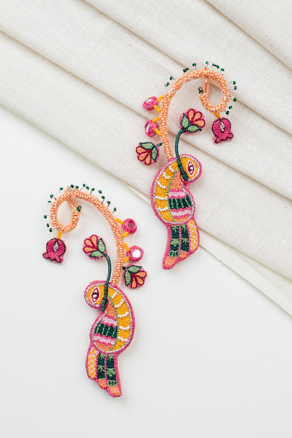Raveena Embroidered Earrings 