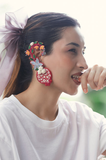 Karishma Embroidered Earrings 