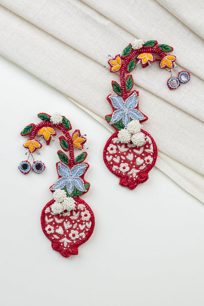Karishma Embroidered Earrings 