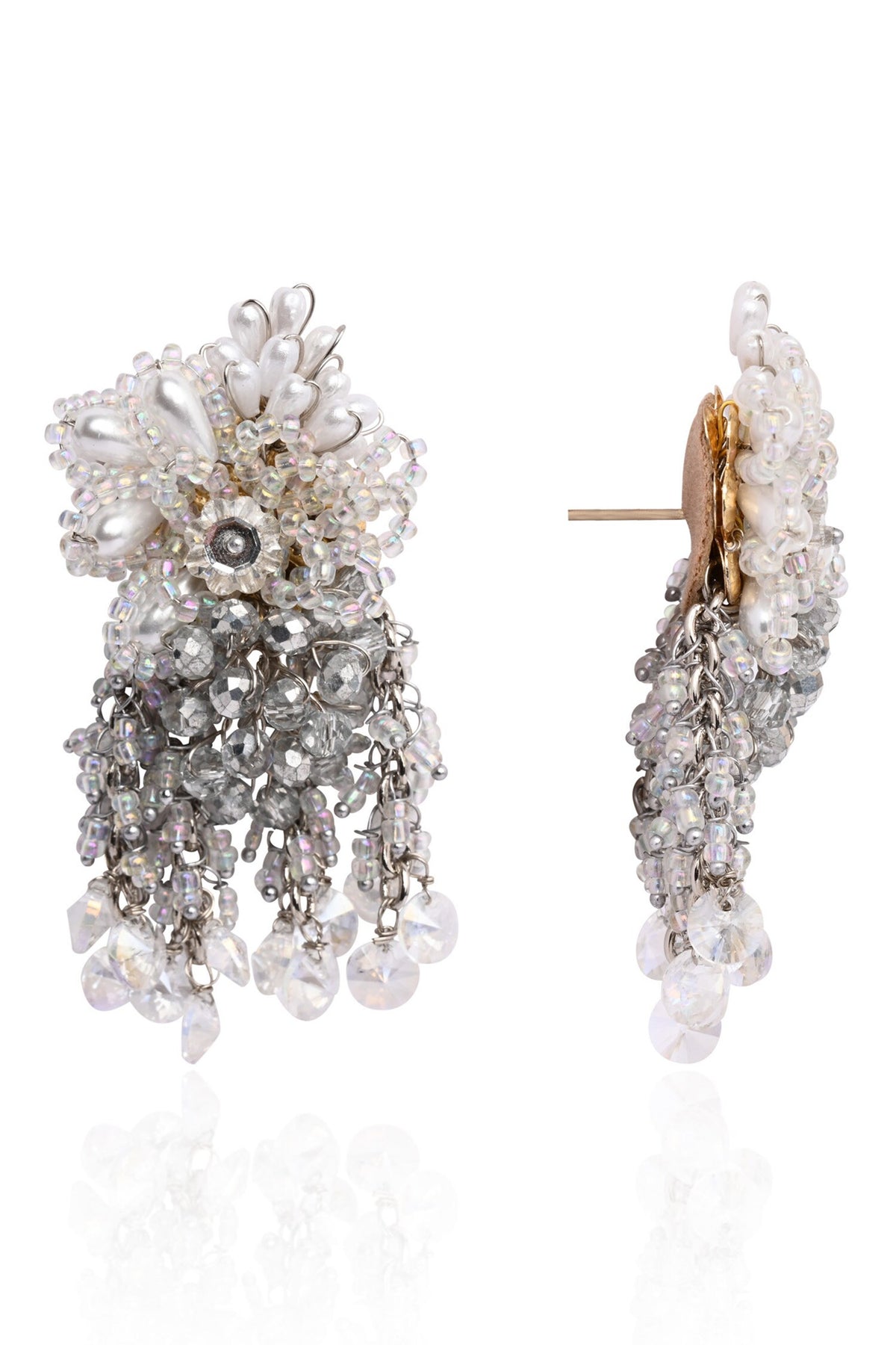 Lilora Bead & Crystal Embellished Earrings 