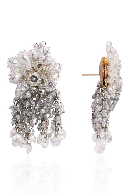 Lilora Bead & Crystal Embellished Earrings 