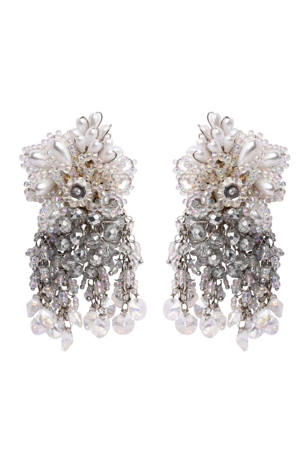 Lilora Bead & Crystal Embellished Earrings 