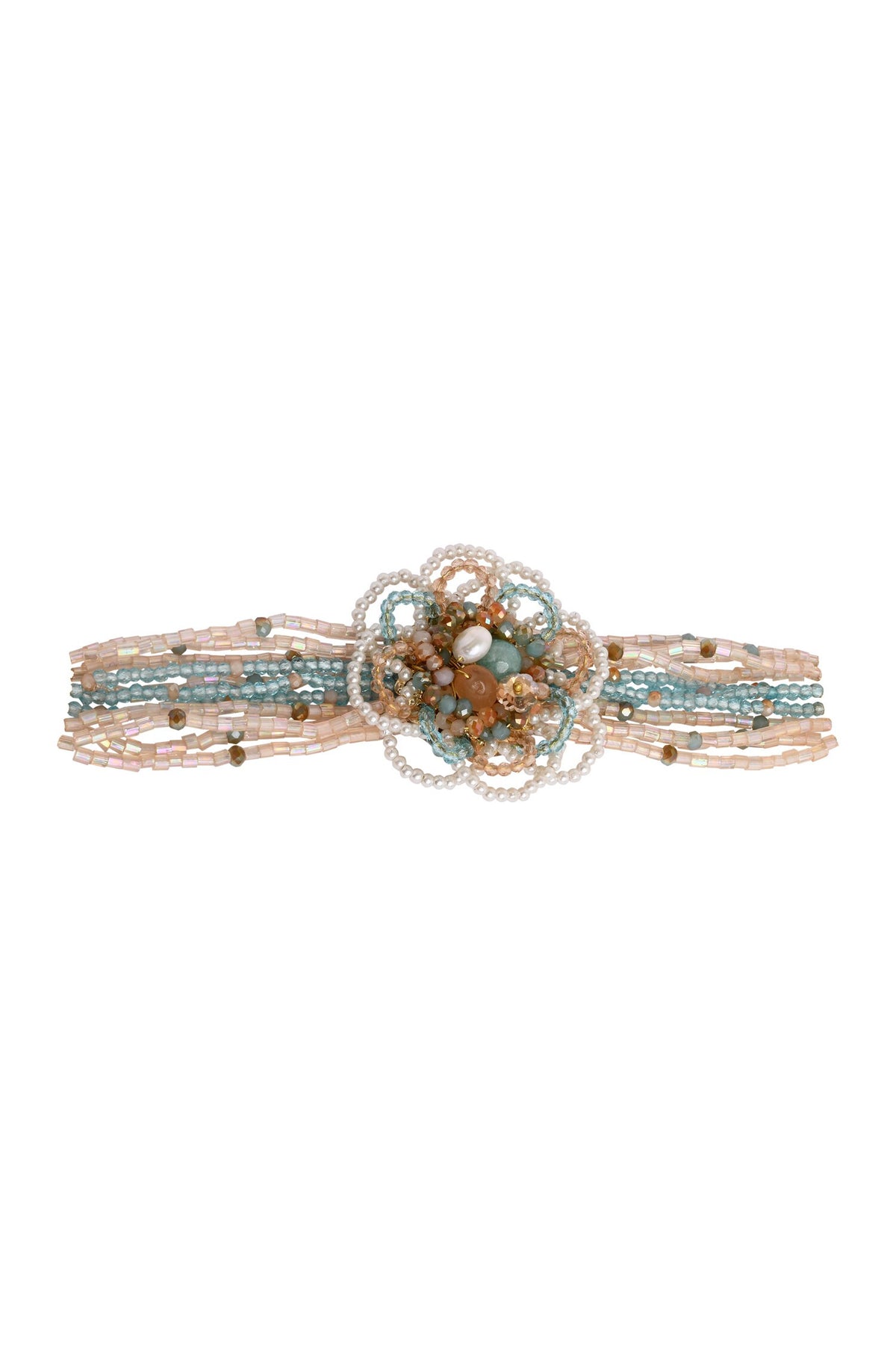 Aureaflora Bead Embellished Choker 