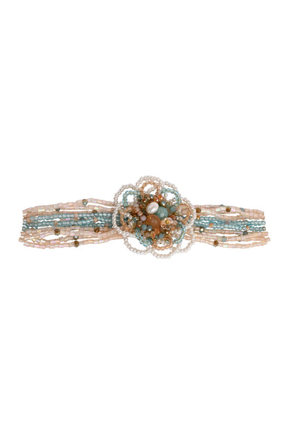 Aureaflora Bead Embellished Choker 