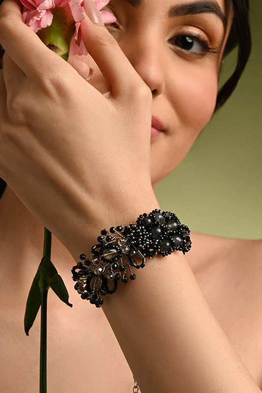 Calla Bead & Stone Embellished Bracelet 