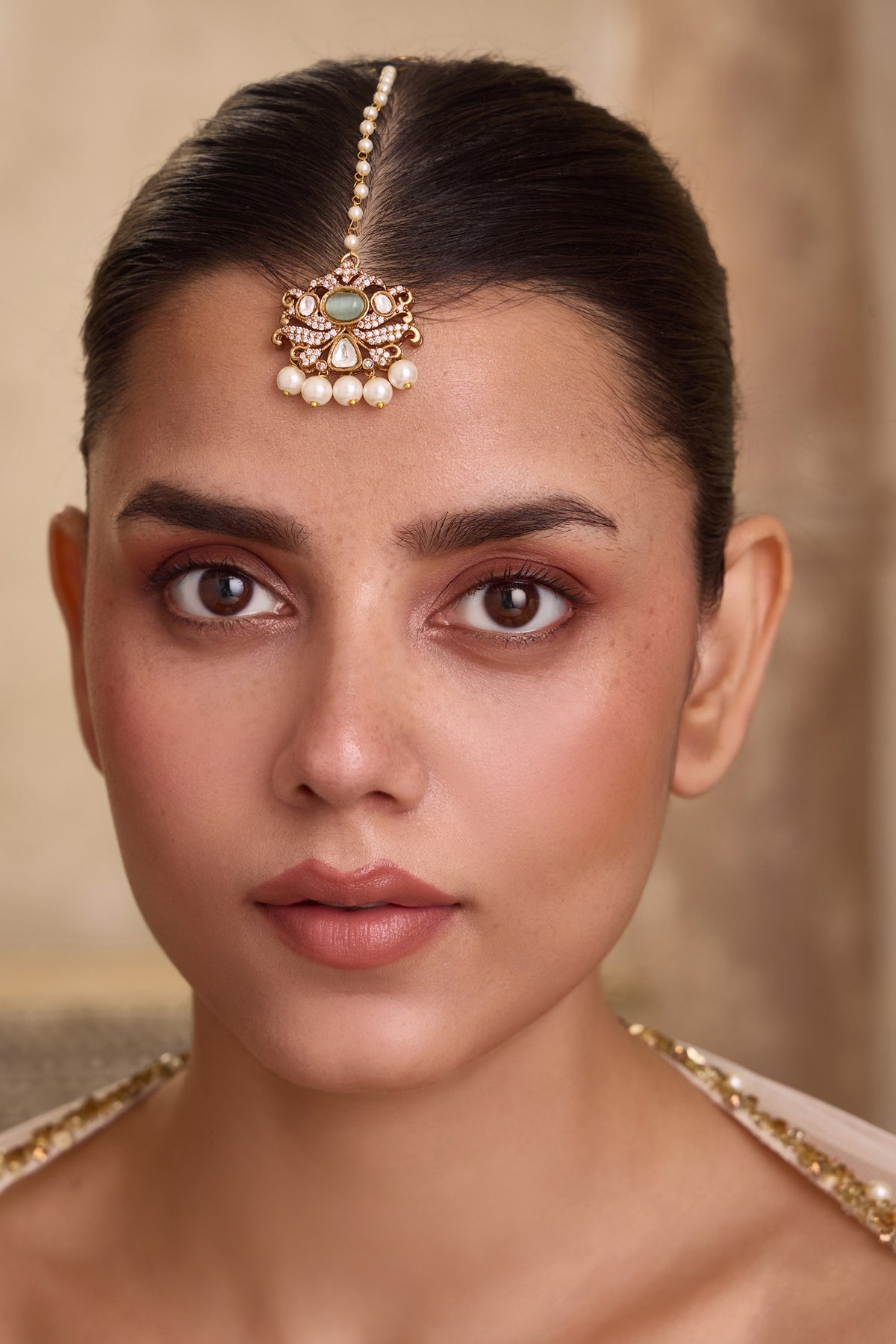 Polki Embellished Maangtikka 