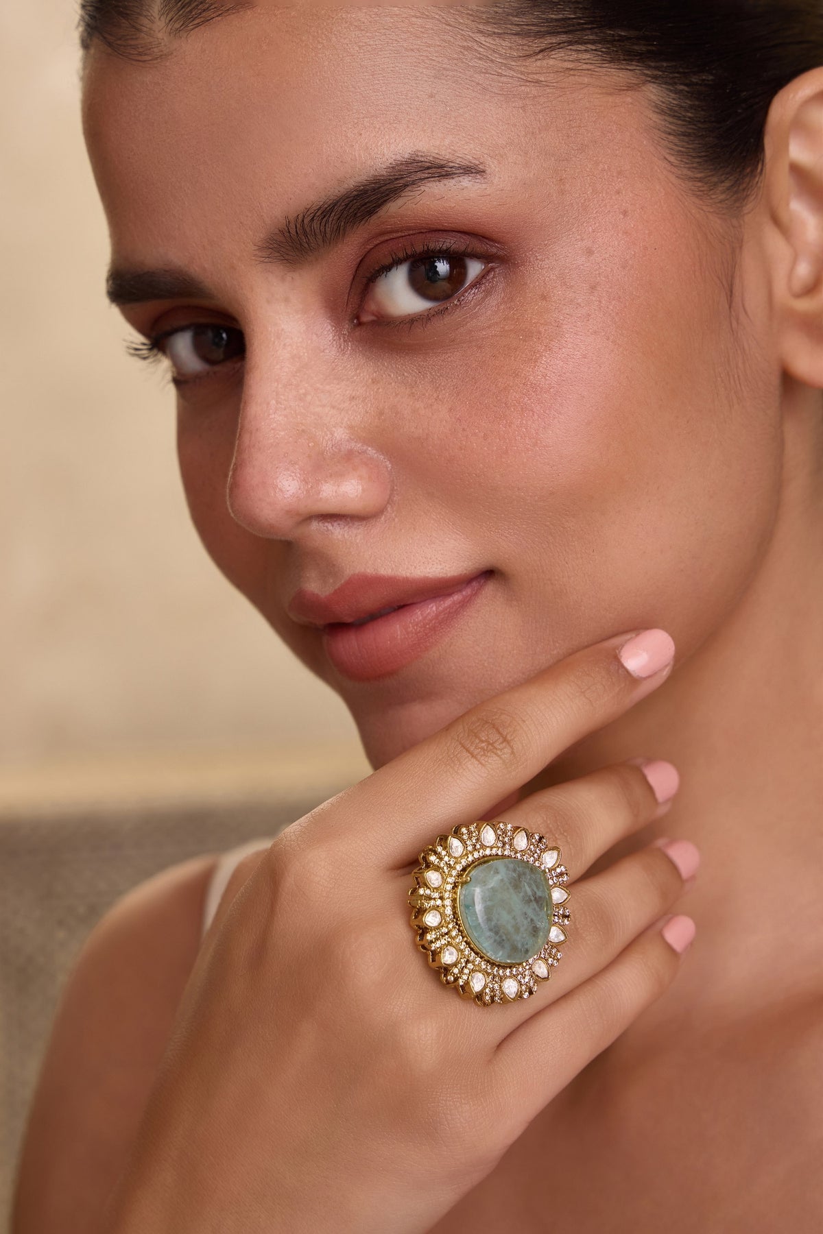 Polki Embellished Ring 